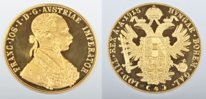 Zlatá mince: 4 Dukát 1915
