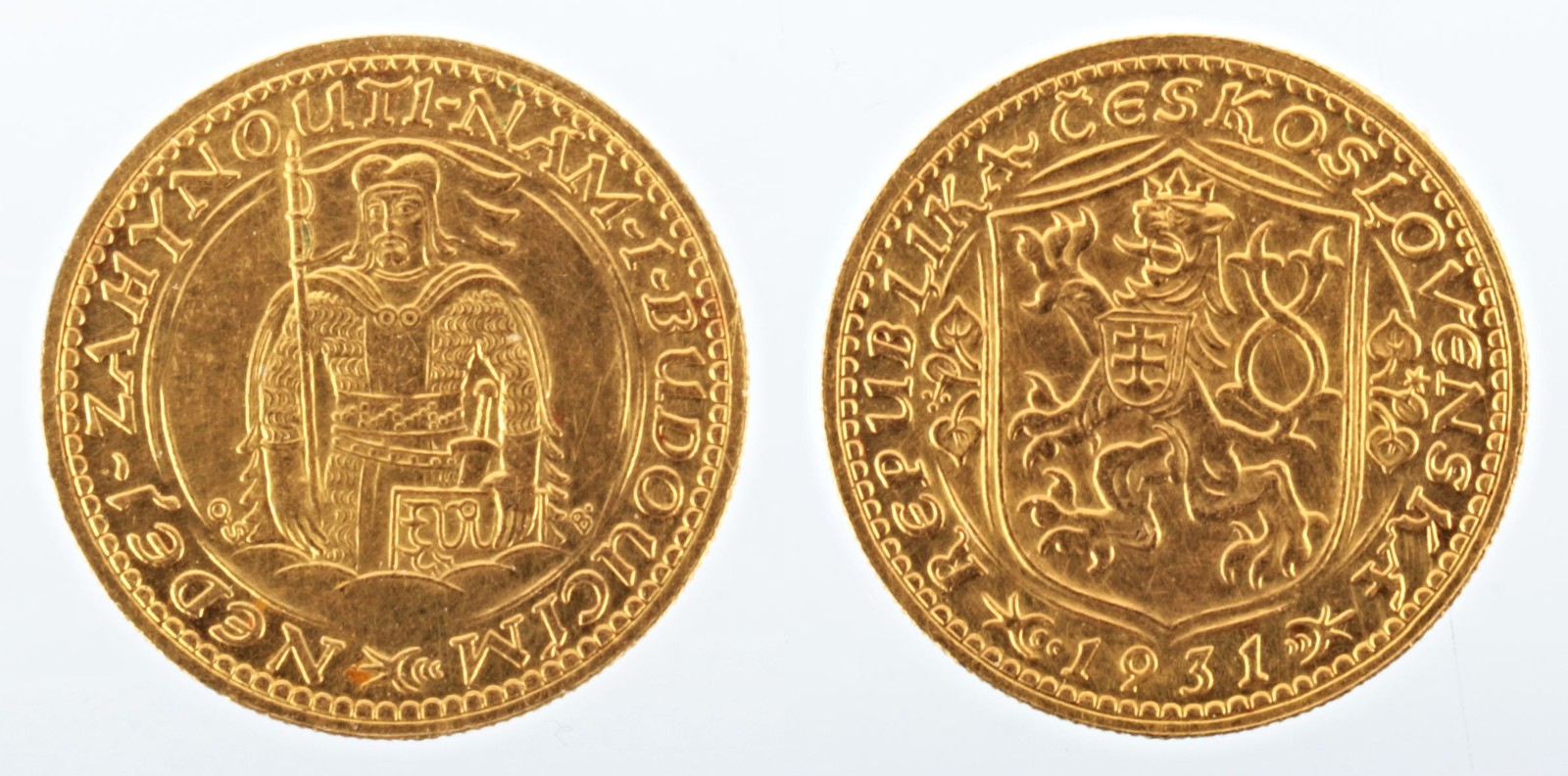 Zlatá mince: Svatováclavský dukát 1931