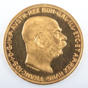 Zlatá mince: 100 koruna 1915 - původní ražba