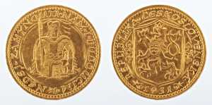 Zlatá mince: Svatováclavský dukát 1931