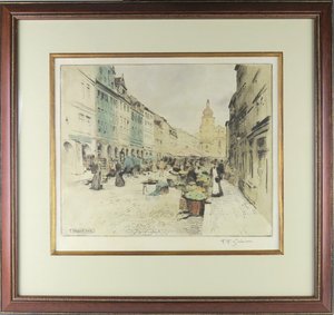 T. F. Šimon - Zelený trh v Praze