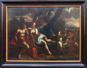 Středoevropský malíř kolem 1700 - Venuše a Adonis