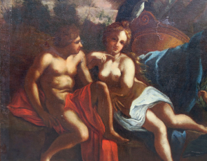 Středoevropský malíř kolem 1700 - Venuše a Adonis