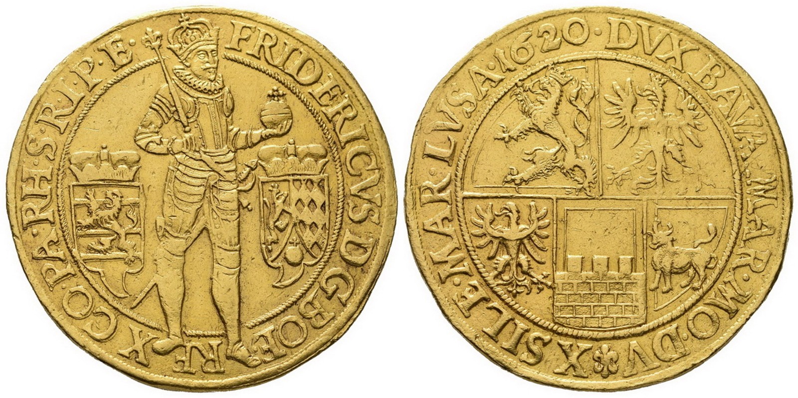 Fridrich Falcký, 1619 - 1620