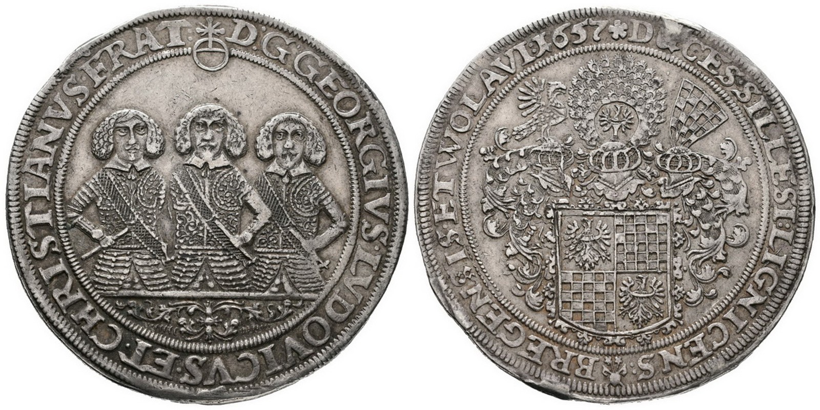 Lehnice - Břeh, Georg, Ludwig a Christian, 1639 - 1663