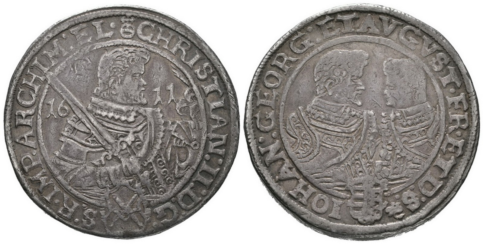 Sasko, Christian II., Johann Georg I. a August, 1591 - 1611