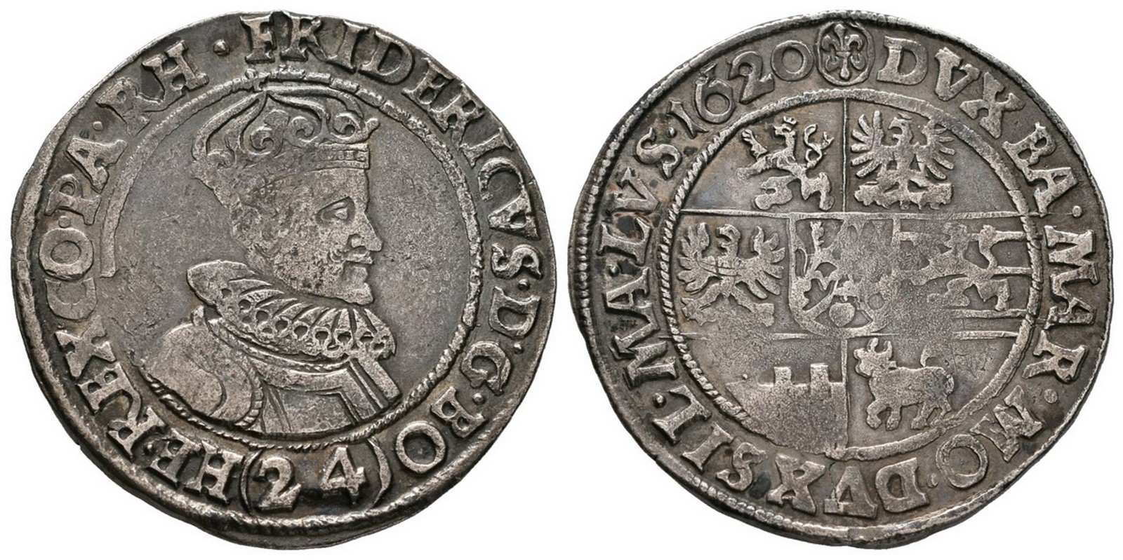 Fridrich Falcký, 1619 - 1620