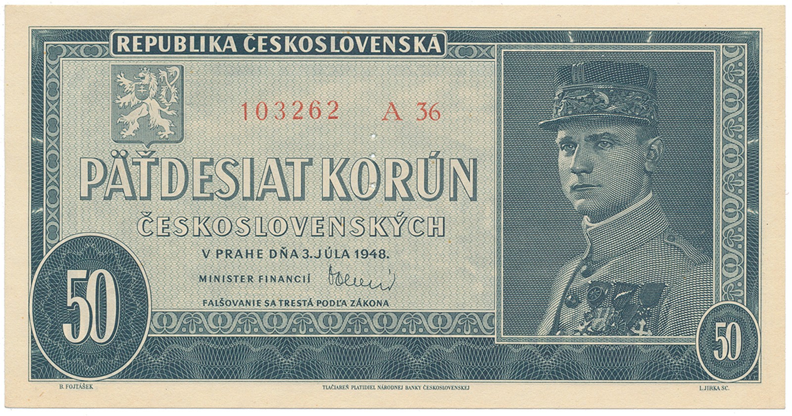 Československo, 1945 - 1953