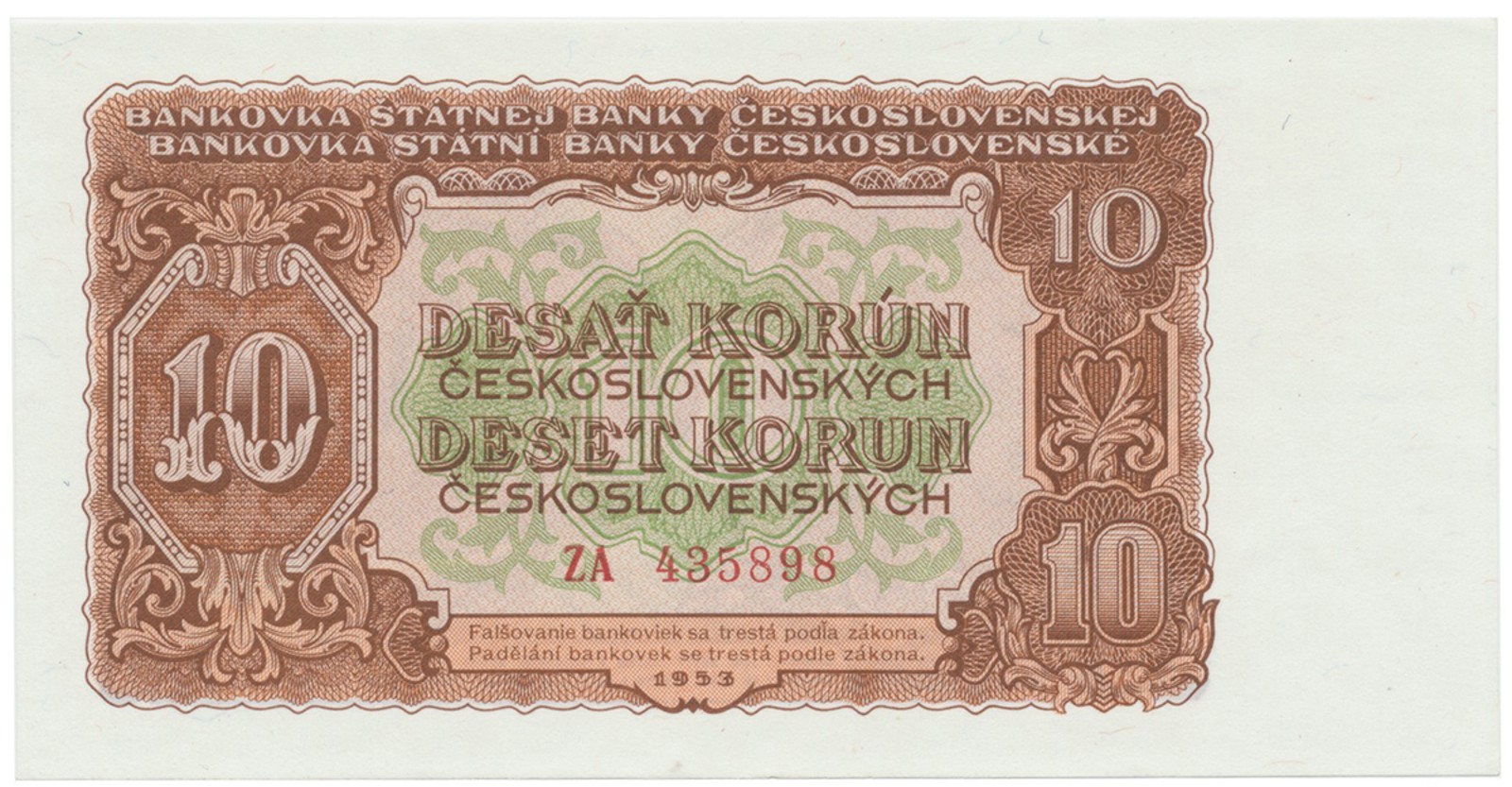 Československo, 1953 - 1992