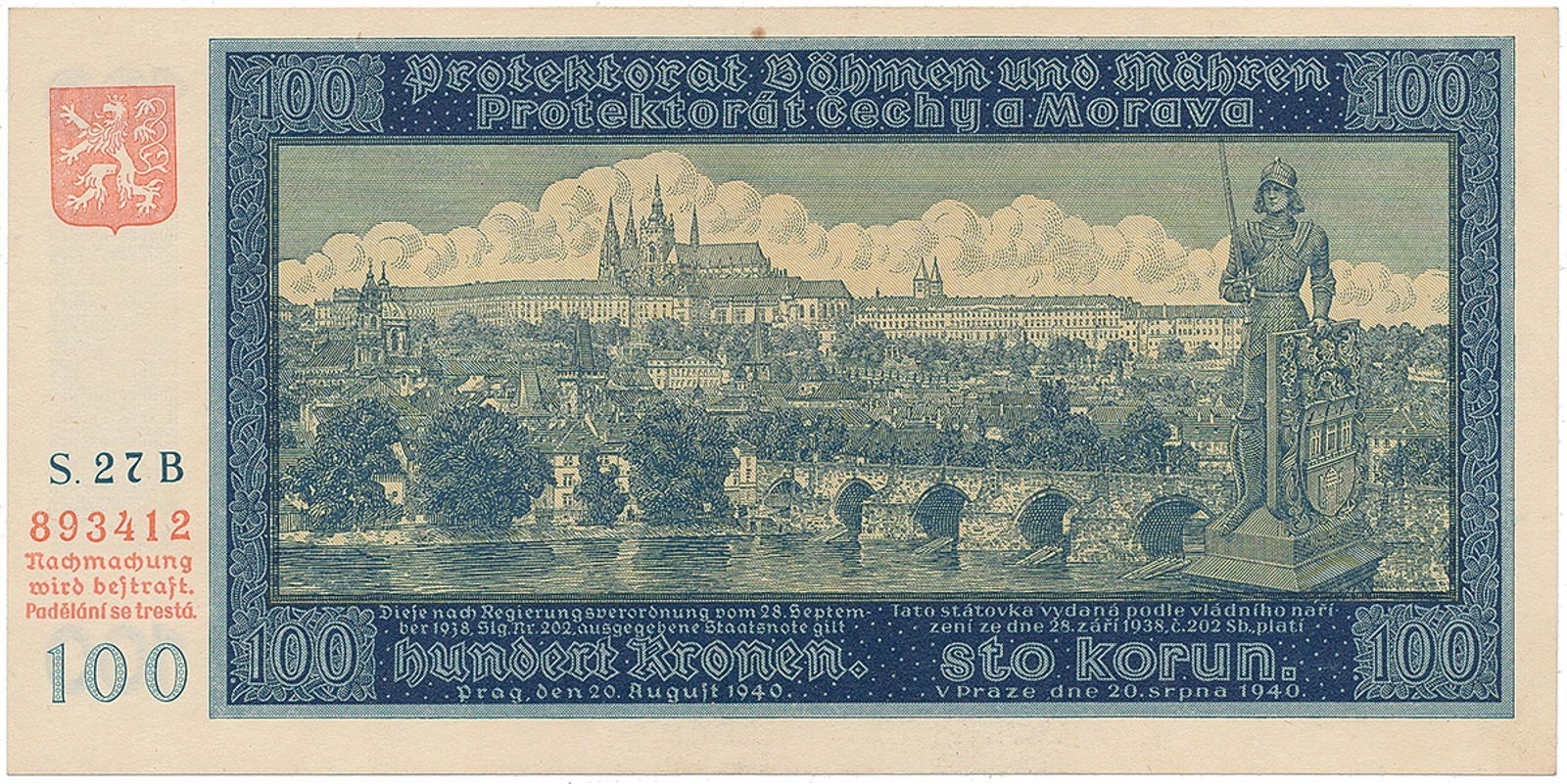 Protektorát Čechy a Morava, 1939 1945 108. aukce Livebid.cz