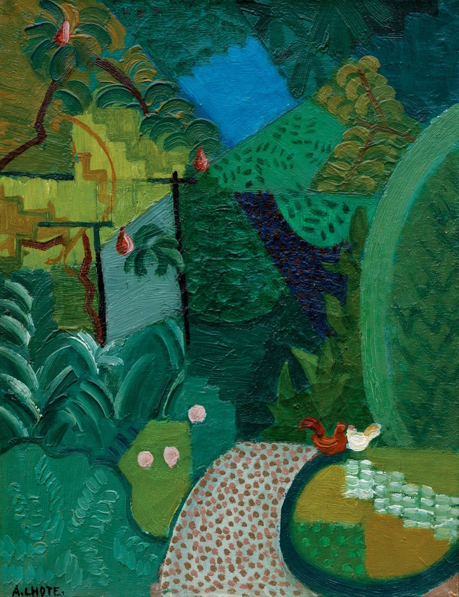 Lhote André - Paysage au coq