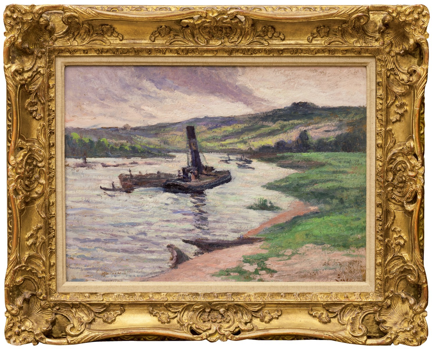 Luce Maxmilien - Remorgueurs sur la Seine