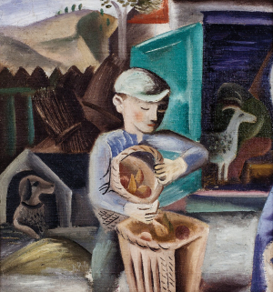 Pelc Antonín - Chlapec na dvorku