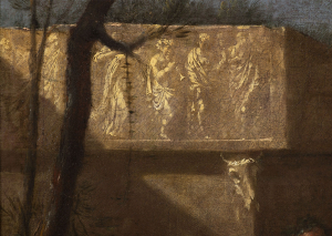 Johann Heinrich Schönfeld (1609-1684) - připisováno - Satyr a Nymfa hrající na hudební nástroje