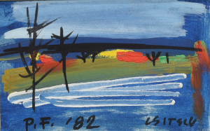 LEITGEB Ladislav (1920-2005): Most přes řeku.
