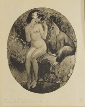 TESCHNER Richard (1879-1948): Nöck und Nixe.