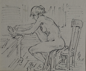 RIEDL Ernst (*1892): Večerní toaleta.