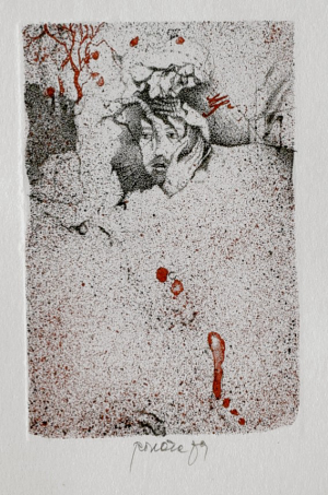 ROUČKA Pavel (*1942): Dva grafické listy.