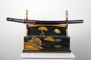 Japonský meč Wakizashi od mečíře Ečizen Bontaky, 17.stol.
