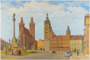 Skála Vít (1883 - 1967), Hradec Králové - Velké náměstí