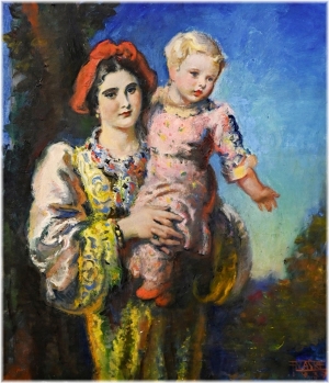 Naske František (1884 - 1959), V náručí