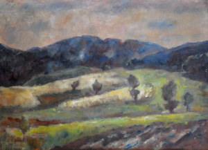 Josef Hlaváček - Krajina z Orlických hor