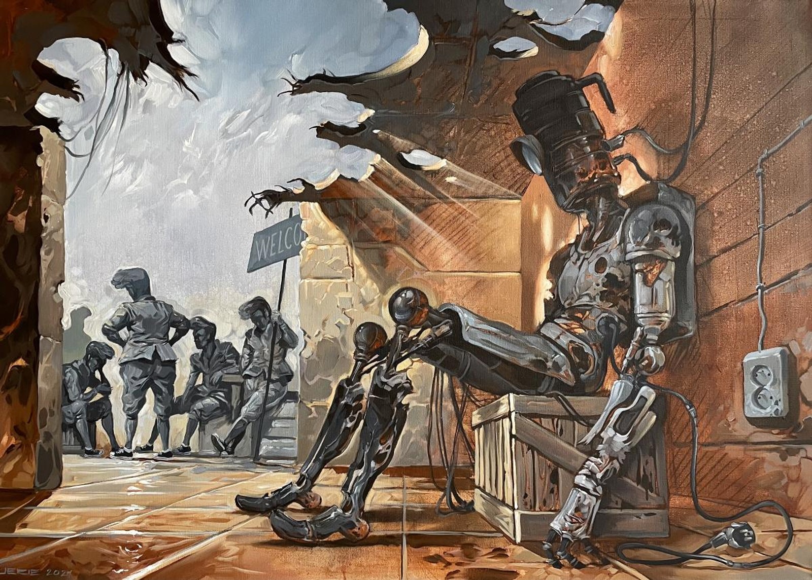 Karel Jerie - Čekání na robota