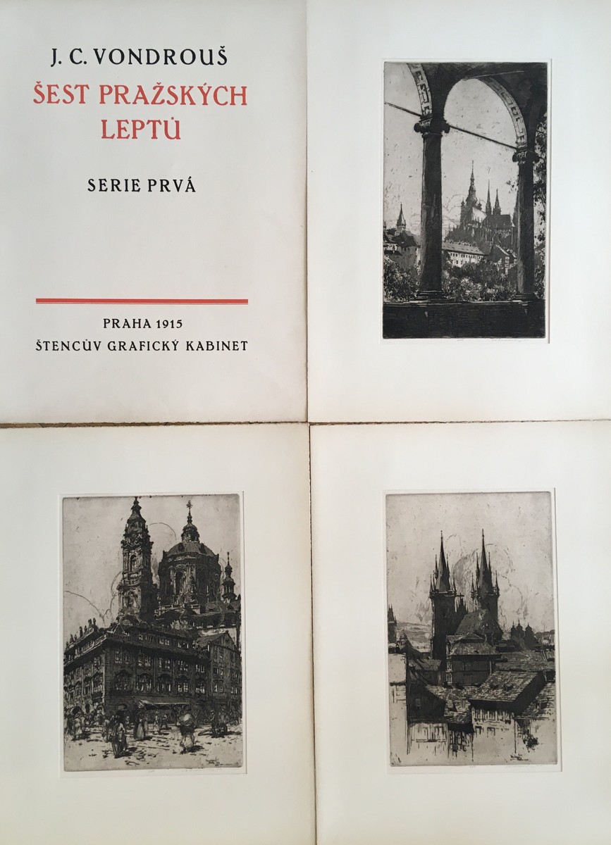 Jan Charles Vondrouš - Šest pražských leptů