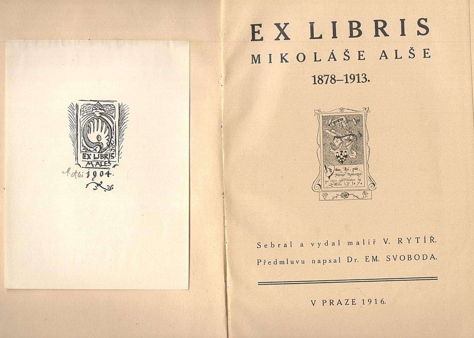 Mikoláš Aleš - Ex libris Mikoláše Alše 1878-1913