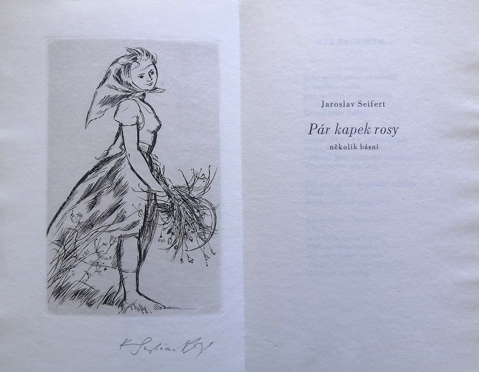 Karel Svolinský - Jaroslav Seifert: Pár kapek rosy