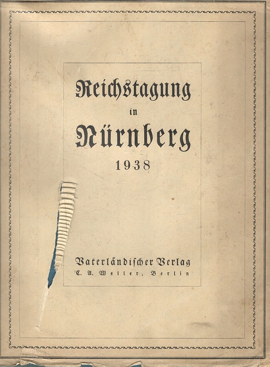 Hanns Kerrl - Reichstagung in Nürnberg 1938 (Der Parteitag Grossdeutschland)