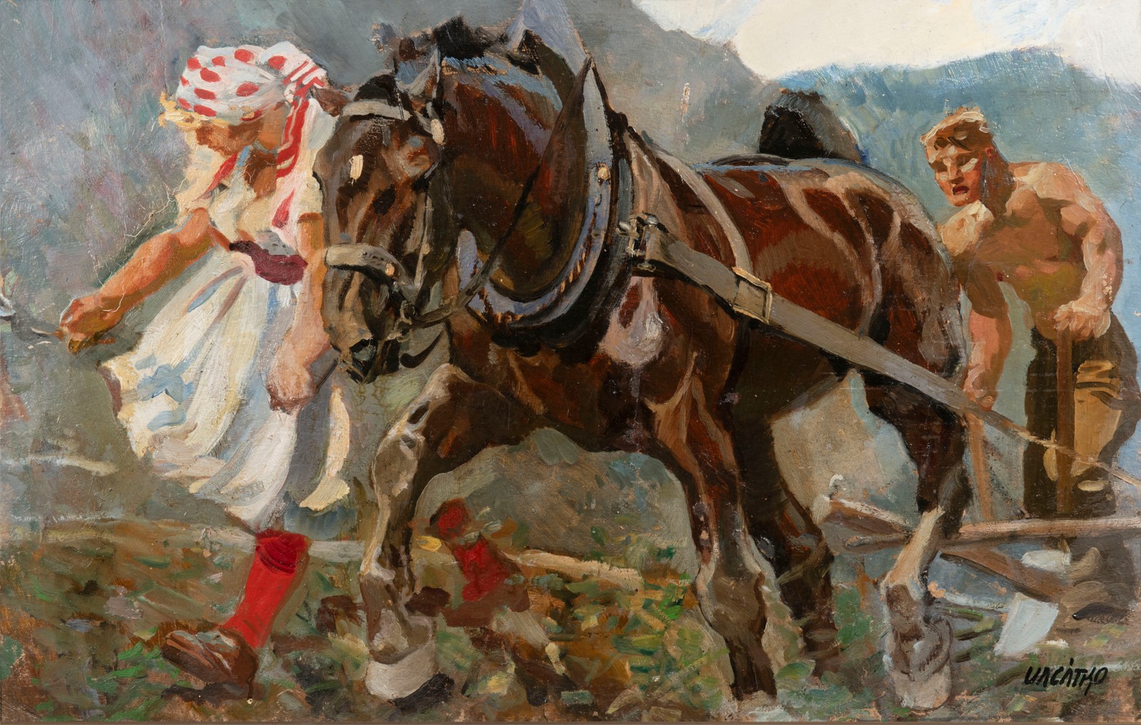 Ludvík Vacátko (1873–⁠1956) Práce na poli