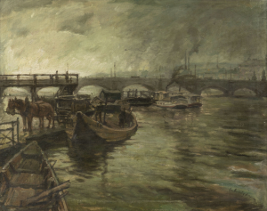 Jaro Procházka (1886–1949) Říční přístav