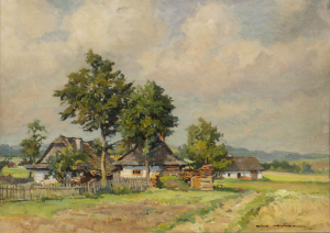 František Cína Jelínek (1882–⁠1961) Chaloupky v létě