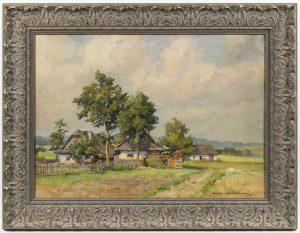 František Cína Jelínek (1882–⁠1961) Chaloupky v létě