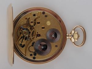 Zlaté kapesní hodinky International Watch Co. Schaffhausen