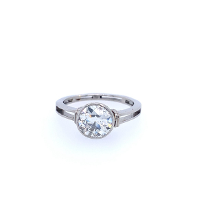 Prsten s diamantem | Art deco | Československo 1920-1930 | 1,70 ct.