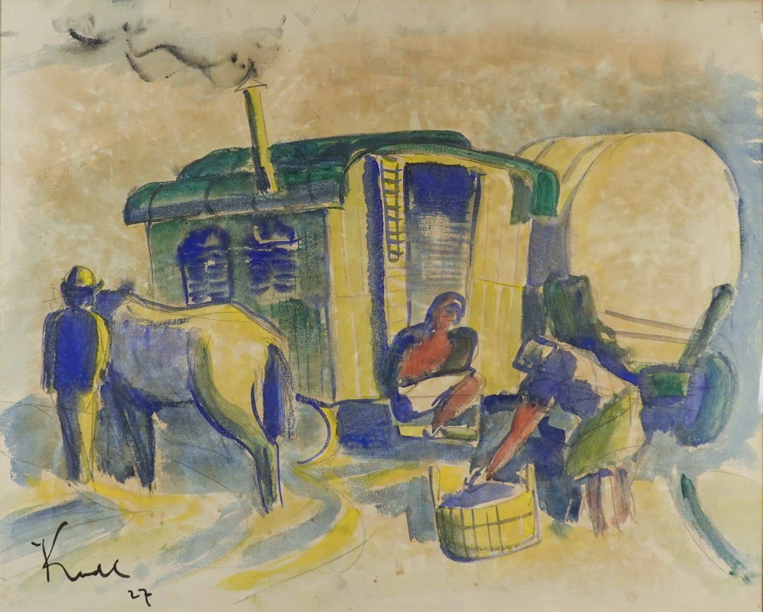 Jiří Kodl (1889 - 1955) - Před maringotkou