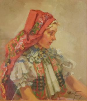 Jan Kreutz (1897 - 1979) - Děvče z Velké n. V