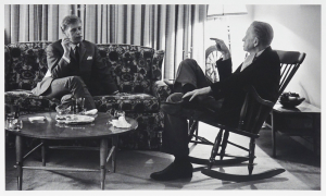 Jan Lukas (1915 - 2006) - Václav Havel a Ferdinand Peroutka, NY, duben 1968