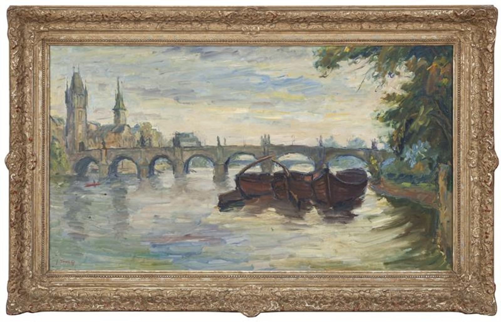 Toroň Jiří - Pohled na Prahu