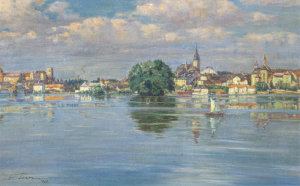 Švarc Václav - Pohled na Jindřichův Hradec