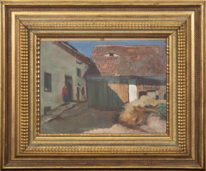 Hladík František - Vesnické stavení