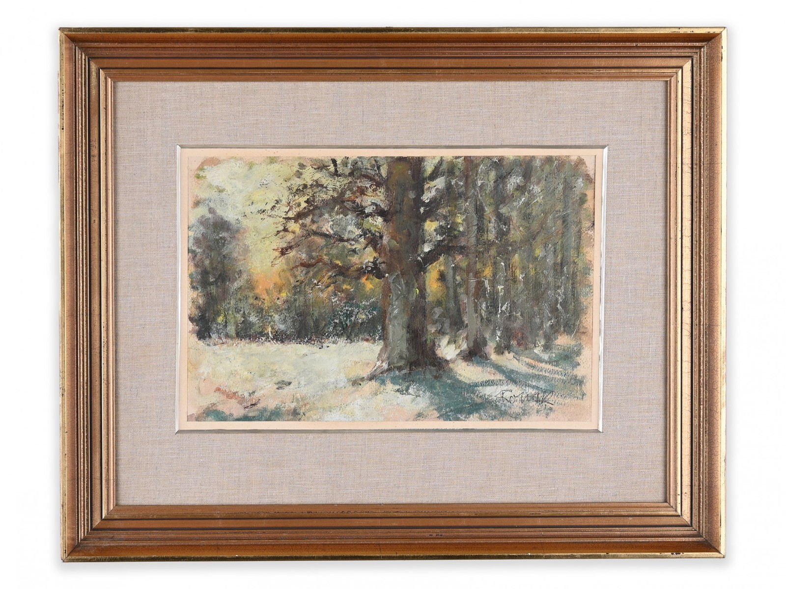 JAROSLAV RONEK  (1892 - 1962) - ZIMNÍ PODVEČER