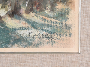 JAROSLAV RONEK  (1892 - 1962) - ZIMNÍ PODVEČER