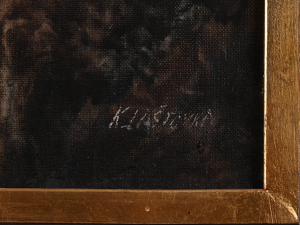 KAREL LAŠTOVKA 1938 - 1986 - PORTRÉT KVĚTY FIALOVÉ