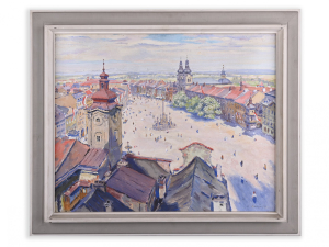 ADOLF DOLEŽAL 1898 - 1978 - VELKÉ NÁMĚSTÍ V HRADCI KRÁLOVÉ