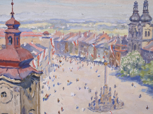 ADOLF DOLEŽAL 1898 - 1978 - VELKÉ NÁMĚSTÍ V HRADCI KRÁLOVÉ