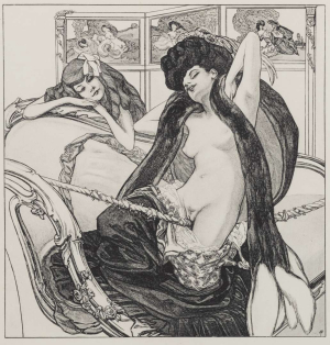 Franz von Bayros (1866-1924) - V Afroditině zahradě