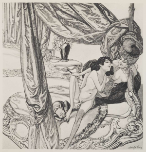 Franz von Bayros (1866-1924) - V Afroditině zahradě